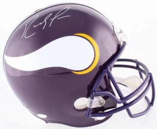 Randy Moss Signed Vikings Full - Size Helmet (jsa)