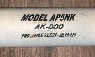 Twins Akil Baddoo Top Prospect Game Personal Max Bat Cracked Heavy Use Rare