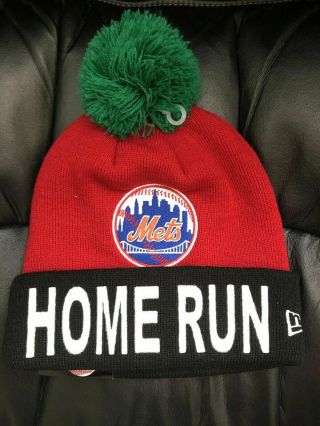 York Mets Home Run Apple Beanie Winter Hat 7line Alonso Hr Apple Cap