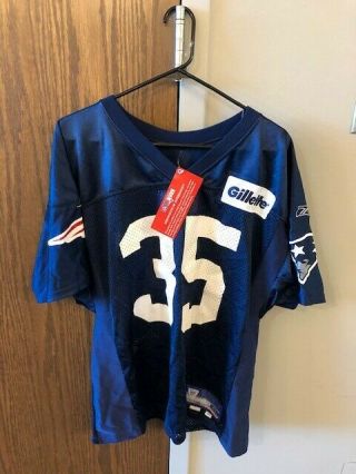 Patrick Pass 2000 England Patriots Game - Issued Practice Jersey Patriots
