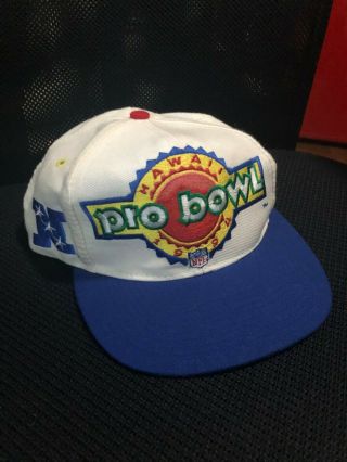 Vintage 1994 Nfl Pro Bowl Nfc Afc Logo Athletic Hawaii Snapback Hat Cap Nwt