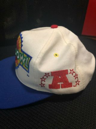 Vintage 1994 NFL Pro Bowl NFC AFC Logo Athletic Hawaii Snapback Hat Cap NWT 2