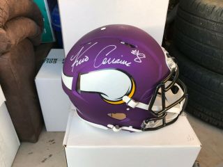 Kirk Cousins Autographed Full Size Speed Authentic Helmet Minnesota Vikings
