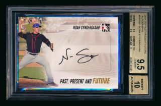 2014 In The Game Noah Syndergaard Rc Auto Autograph Ny Mets Bgs 9.  5 Gem