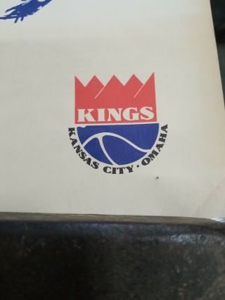 1975 KANSAS CITY OMAHA KINGS LAST GAME NBA BASKETBALL POSTER TINY ARCHIBALD 5