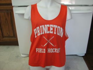 Princeton University College Field Hockey Mesh Nylon Jersey Shirt Xl Vintage