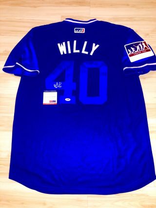Willson Contreras Signed Players Weekend Nickname Chicago Cubs Jersey Psa Dna