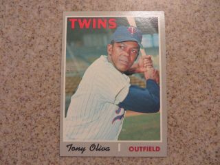 Topps 1970 Tony Oliva Card 510