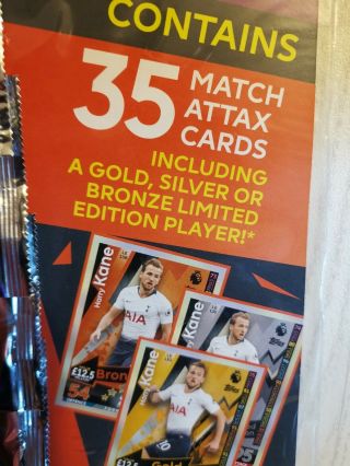 MATCH ATTAX EXTRA 2018/19 MULTIPACK WITH GURANTEED LIMITED EDITION CARD SET OF 2 4