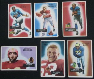 1955 Bowman,  1958,  1959 & 1960 Topps,  Football Cards 10 For $10