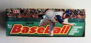 1975 Topps Mini Baseball Display Box