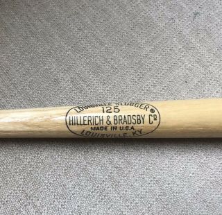 Vintage Louisville Slugger Mickey Mantle Wood Bat,  Hillerich & Bradsby,  16 " Long