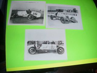 3 Vintage Race Car Photos Wilson All Got Writeing On Back San Jose Harts Woodbur