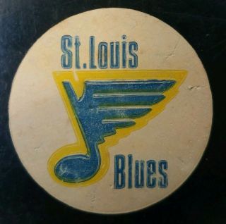 St.  Louis Blues Vintage Viceroy Made In Canada Nhl Approved Official Game Puck