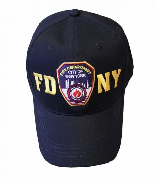 Nyc Factory Fdny Baseball Hat Police Badge Fire Department Of York City.