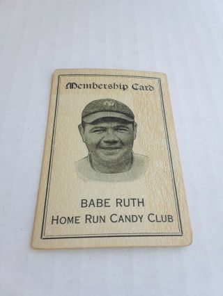 Babe Ruth Home Run Candy Club