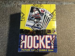 1985 Topps Hockey Wax Box