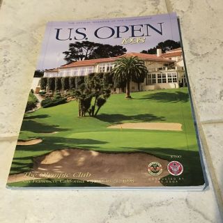 1998 U.  S.  Open Championship Program Pga Golf Lee Janzen Winner The Olympic Club