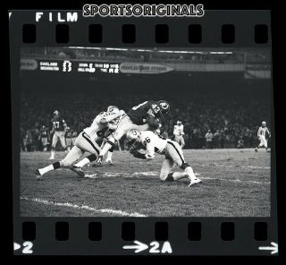 35mm B&w Negative - Larry Brown - Washington Redskins