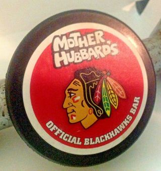 Chicago Blackhawks Puck Mother Hubbard 