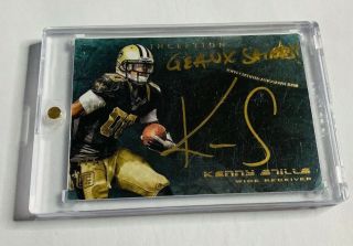 R16,  327 - Kenny Stills - 2013 Topps Inception - Gold Ink Rookie Autograph - 1/1