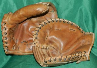 Two Vintage Wilson Baseball Gloves Gil Hodges A2850 And Larry Sherry A2264