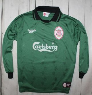 Liverpool Gk Carlsberg Reebok 1996 1998 Shirt Man Size - 42/44
