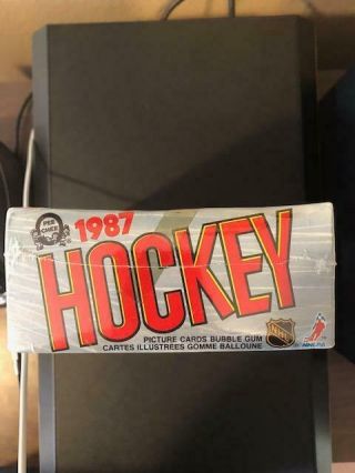 1986 - 87 O - Pee - Chee OPC Hockey Wax Box 1986 BBCE 36 Pack Patrick Roy 6
