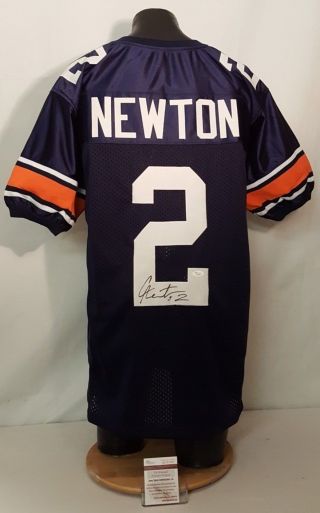 Cam Newton Signed Autographed Auburn Tigers Football Jersey Jsa W260340 Panthers