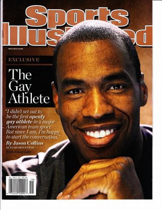 May 6,  2013 Jason Collins The Gay Athlete Sports Illustrated No Label Newsstand
