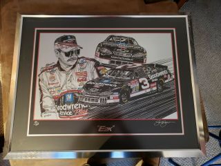 Dale Earnhardt The Intimidator Goodwrench Sam Bass E2k Nascar Racing Lithograph