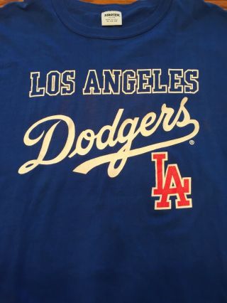 Vintage 80s Starter Los Angeles La Dodgers T - Shirt Men’s Xl World Series Era