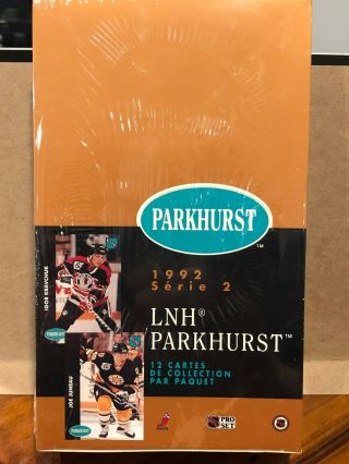 Hockey Box 1992 Parkhurst Nhl Series 2 Factory French Edition