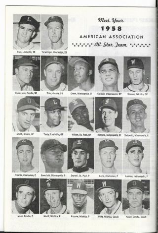 1958 Denver Bears - American Association All Stars Program 3