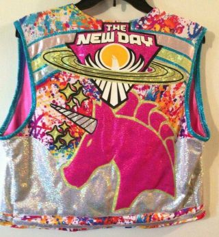 Wwe Xavier Woods The Day Ring Worn Autographed Wrestling Vest