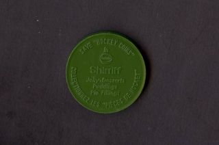 1968 - 69 Shirriff Hockey Coin George Swarbrick OAKLAND SEALS 2