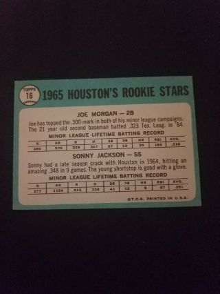 1965 Topps 16 Rookie Stars 2
