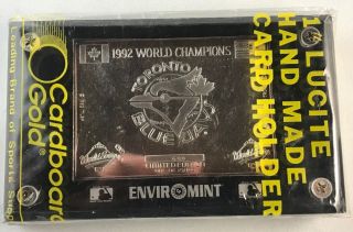 1992 Toronto Blue Jays World Series 3 Oz Pure Silver Bar (cs 402)