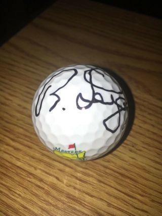 Bernhard Langer Signed Masters Golf Ball
