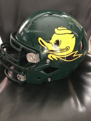 Oregon Ducks Practice Game Helmet 2012 - 2015 Era Game Worn Helmet