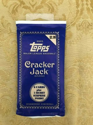 2005 Topps Baseball Cracker Jack Brand,  8 Cards Plus 1 Secret Surprise