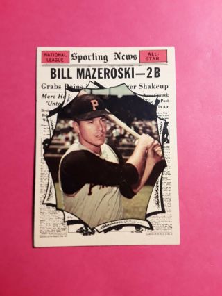 1961 Topps Set Break 571 Bill Mazeroski Ex See Scan Thanks