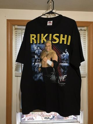 Wwf World Wrestling Federation Rikishi Vintage Shirt Size Xl Wcw Ecw Rap Hip Hop