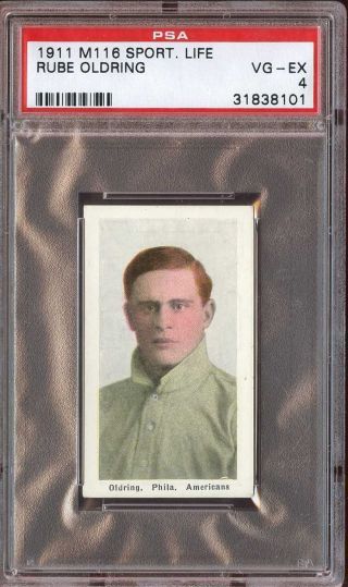 1911 M116 Sporting Life Rube Oldring Psa 4 Ds4122