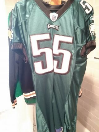 Philadelphia Eagles Game Issued Dhani Jones Jersey From The Bowl Year