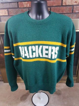 Vintage Cliff Engle Green Bay Packers Nfl Football Crewneck Sweater Mens Large