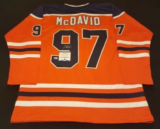 Connor Mcdavid Oilers Signed Jersey Bas Beckett Auto