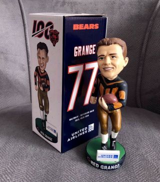 Red Grange Chicago Bears 100 Anniversary Bobblehead Giveaway 8/8/19