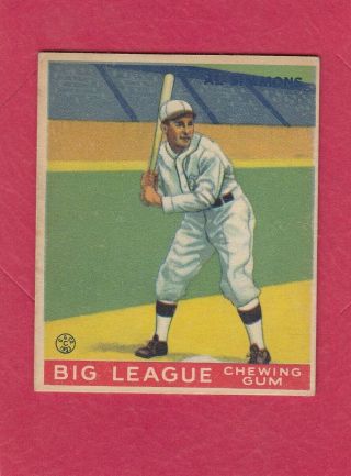 1933 V353 Big League World Wide Gum Goudey 35 Al Simmons
