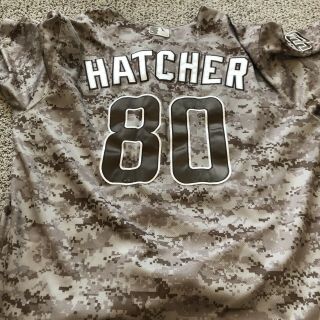 2015 San Diego Padres Justin Hatcher 80 Camo 2